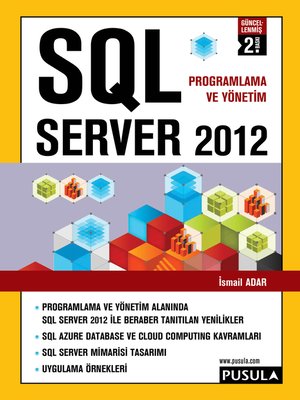 cover image of SQL Server 2012
